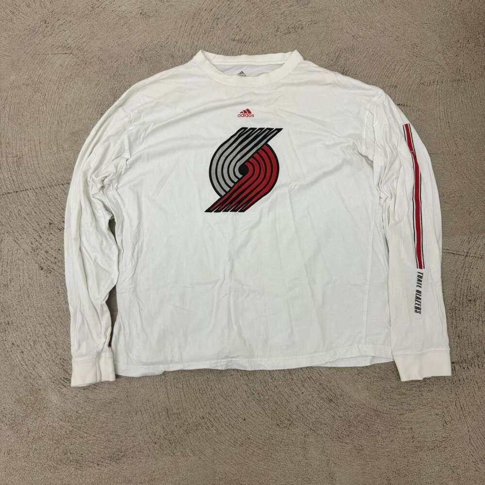 adidas Portland Trail Blazers NBA Long Sleeve Graphic Tee